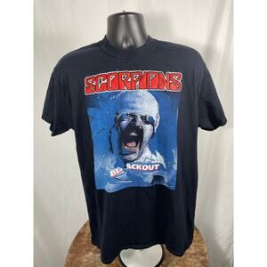 Scorpions Blackout Megadeth Tour Tee 2017 Large